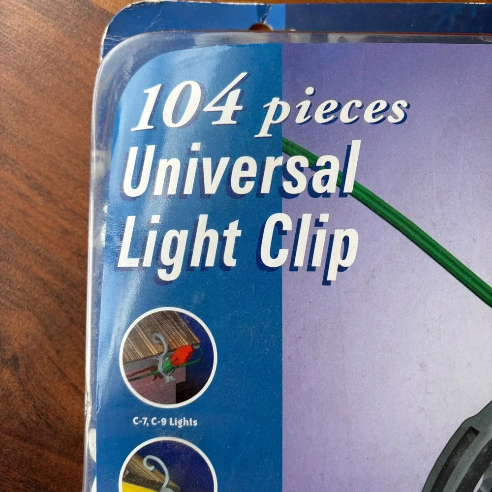 104 Universal Light‎ Clip Holder for C7 C9 Mini Rope Lights Gutter Shingle Roof